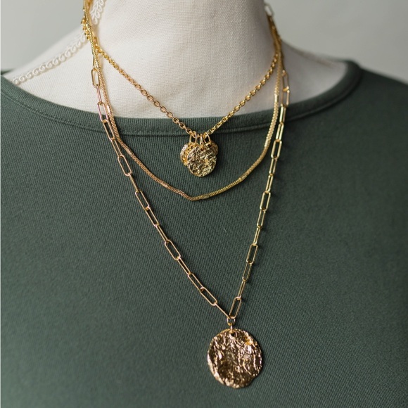 Jewelry - Layered Hammered Necklace